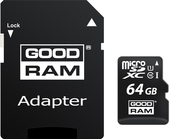 Отзывы Карта памяти GOODRAM microSDXC (Class 10) UHS-I 64GB + адаптер [M1AA-0640R11]