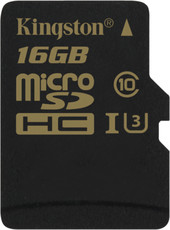 Отзывы Карта памяти Kingston Gold microSDHC UHS-I (Class 3) U3 16GB [SDCG/16GBSP]