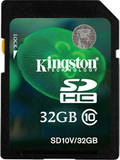 Отзывы Карта памяти Kingston SDHC (Class 10) 32GB (SD10V/32GB)