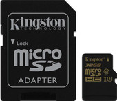 Отзывы Карта памяти Kingston microSDHC UHS-I (Class 10) 32GB + SD адаптер (SDCA10/32GB)