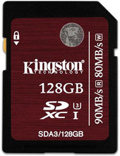 Отзывы Карта памяти Kingston SDXC UHS-I U3 128GB (SDA3/128GB)