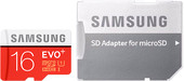 Отзывы Карта памяти Samsung EVO+ microSDHC 16GB + адаптер [MB-MC16DA]
