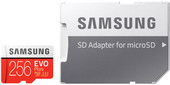 Отзывы Карта памяти Samsung EVO Plus microSDXC UHS-I, U3 + адаптер 256GB
