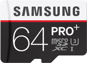 Отзывы Карта памяти Samsung microSDXC Pro Plus UHS-1 U3 Class 10 64GB + адаптер (MB-MD64DA)