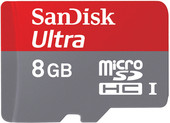 Отзывы Карта памяти SanDisk Ultra microSDHC UHS-I (Class 10) 8GB (SDSDQUA-008G-U46A)