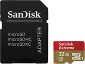 Отзывы Карта памяти SanDisk Extreme microSDHC 32GB UHS-I U3 (SDSDQXL-032G-GA4A)