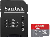 Отзывы Карта памяти SanDisk Ultra microSDHC (Class 10) + адаптер 32GB (SDSQUNC-032G-GN6IA)