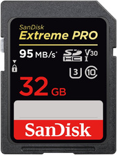 Отзывы Карта памяти SanDisk Extreme PRO V30 SDHC 32GB [SDSDXXG-032G-GN4IN]