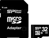 Отзывы Карта памяти Silicon-Power microSDHC (Class 4) 32GB + адаптер (SP032GBSTH004V10-SP)