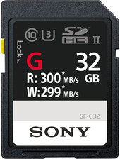Отзывы Карта памяти Sony SDHC SF-G Series UHS-II 32GB