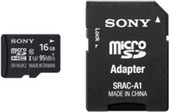 Отзывы Карта памяти Sony microSDHC (Class 10) 16GB + адаптер [SR16UX2AT]