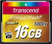 Отзывы Карта памяти Transcend 1000x CompactFlash Ultimate 16GB (TS16GCF1000)