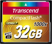 Отзывы Карта памяти Transcend 1000x CompactFlash Ultimate 32GB (TS32GCF1000)
