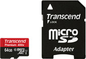 Отзывы Карта памяти Transcend microSDXC UHS-I 400x Premium (Class 10) 64GB (TS64GUSDU1)