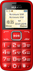 Отзывы Мобильный телефон Maxvi B2 Red
