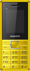 Отзывы Мобильный телефон Maxvi C7 Yellow/Black
