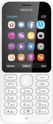 Отзывы Мобильный телефон Nokia 222 Dual SIM White