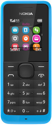 Отзывы Мобильный телефон Nokia 105 Cyan