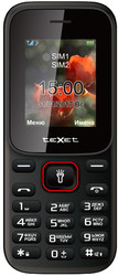 Отзывы Мобильный телефон TeXet TM-128 (черный-красный)