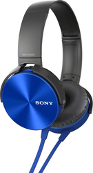 Отзывы Наушники с микрофоном Sony MDR-XB450AP (синий)