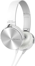 Отзывы Наушники с микрофоном Sony MDR-XB450AP (белый)