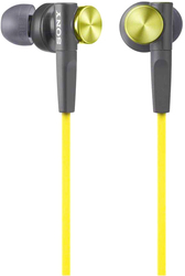 Отзывы Наушники с микрофоном Sony MDR-XB50AP (желтый)