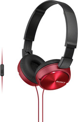 Отзывы Наушники с микрофоном Sony MDR-ZX310AP (красный)
