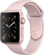 Отзывы Умные часы Apple Watch Series 2 42mm Rose Gold with Pink Sand Sport Band [MQ142]