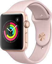 Отзывы Умные часы Apple Watch Series 3 42 мм (золотистый алюминий/розовый песок)
