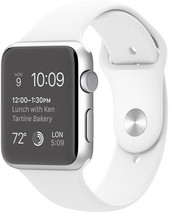 Отзывы Умные часы Apple Watch Sport 42mm Silver with White Sport Band (MJ3N2)