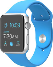Отзывы Умные часы Apple Watch Sport 42mm Silver with Blue Sport Band (MJ3Q2)