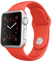 Отзывы Умные часы Apple Watch Sport 38mm Silver with Orange Sport Band (MLCF2)