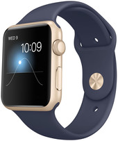 Отзывы Умные часы Apple Watch Sport 42mm Gold with Midnight Blue Sport Band (MLC72)