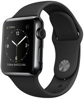 Отзывы Умные часы Apple Watch Edition 38mm Space Black with Black Sport Band (MLCK2)