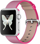 Отзывы Умные часы Apple Watch Sport 38mm Silver with Pink Woven Nylon [MMF32]