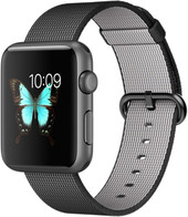 Отзывы Умные часы Apple Watch Sport 42mm Space Gray with Black Woven Nylon [MMFR2]