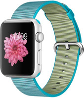 Отзывы Умные часы Apple Watch Sport 42mm Silver with Scuba Blue Woven Nylon [MMFN2]