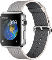 Отзывы Умные часы Apple Watch 42mm Stainless Steel with Pearl Woven Nylon [MMG02]