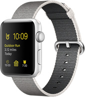 Отзывы Умные часы Apple Watch Series 2 42mm Silver with Pearl Woven Nylon [MNPK2]