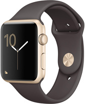 Отзывы Умные часы Apple Watch Series 2 42mm Gold with Cocoa Sport Band [MNPN2]
