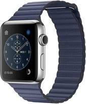 Отзывы Умные часы Apple Watch Series 2 42mm Stainless Steel with Leather Loop [MNPW2]