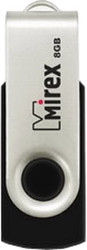 Отзывы USB Flash Mirex SWIVEL RUBBER BLACK 8GB (13600-FMURUS08)