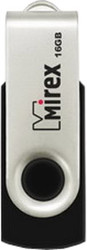 Отзывы USB Flash Mirex SWIVEL RUBBER BLACK 16GB (13600-FMURUS16)