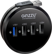Отзывы USB-хаб Ginzzu GR-314UB