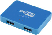Отзывы USB-хаб PC Pet BW-U3020A (синий)
