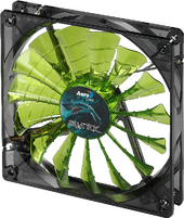 Отзывы Кулер для корпуса AeroCool Shark Fan 140mm Green Edition