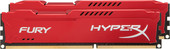 Отзывы Оперативная память Kingston HyperX Fury Red 2x8GB KIT DDR3 PC3-14900 (HX318C10FRK2/16)