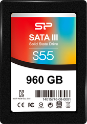 Отзывы SSD Silicon-Power Slim S55 960GB [SP960GBSS3S55S25]