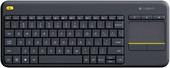 Отзывы Клавиатура Logitech Wireless Touch Keyboard K400 Plus Black (920-007147)