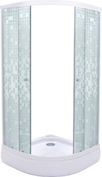 Отзывы Душевой уголок Triton Стандарт А1 90×90 (стекло мозайка)